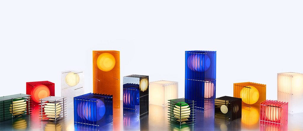 Đèn Để Bàn Trang Trí Acrylic Nhiều Lớp