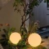 Đèn Led Trang Trí Sân Vườn Hình Quả Cầu Chống Thấm Nước