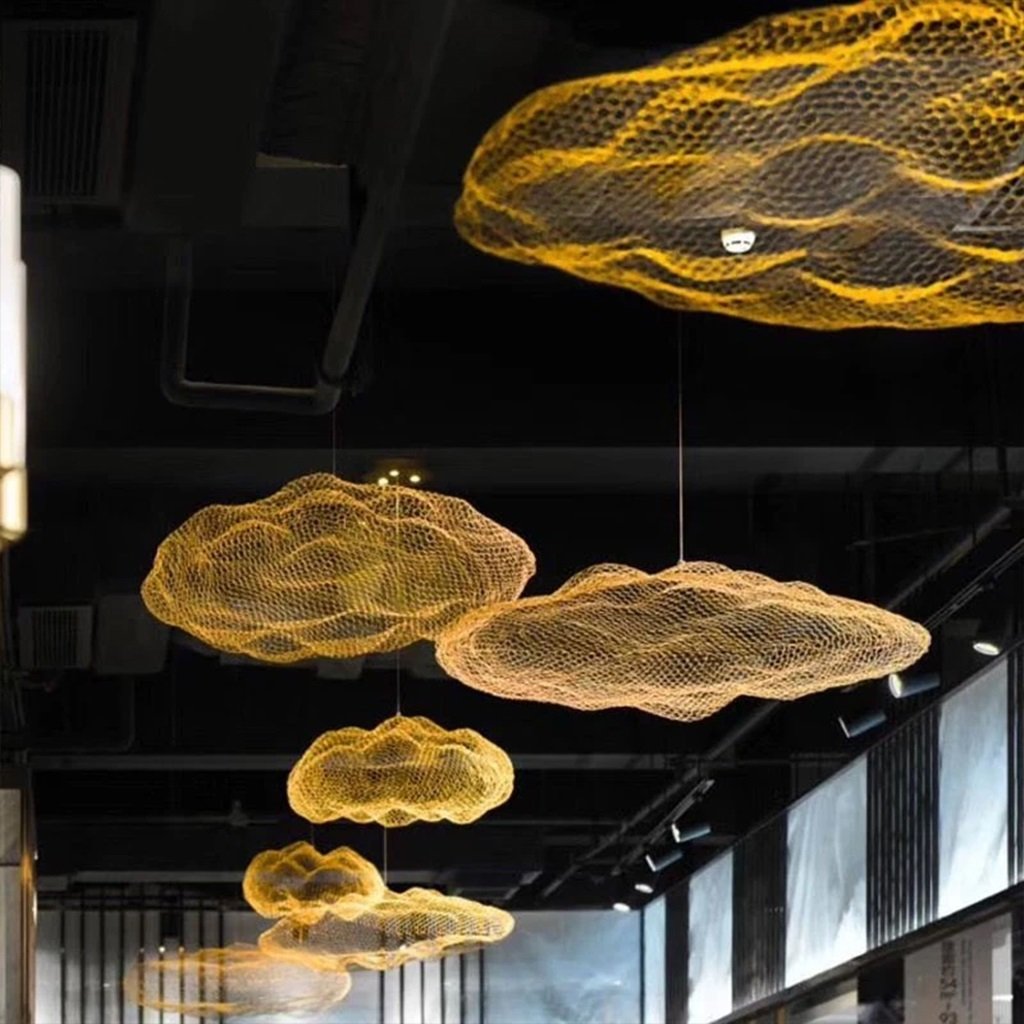 Đèn Thả Trần Trang Trí Hình Đám Mây Cloud