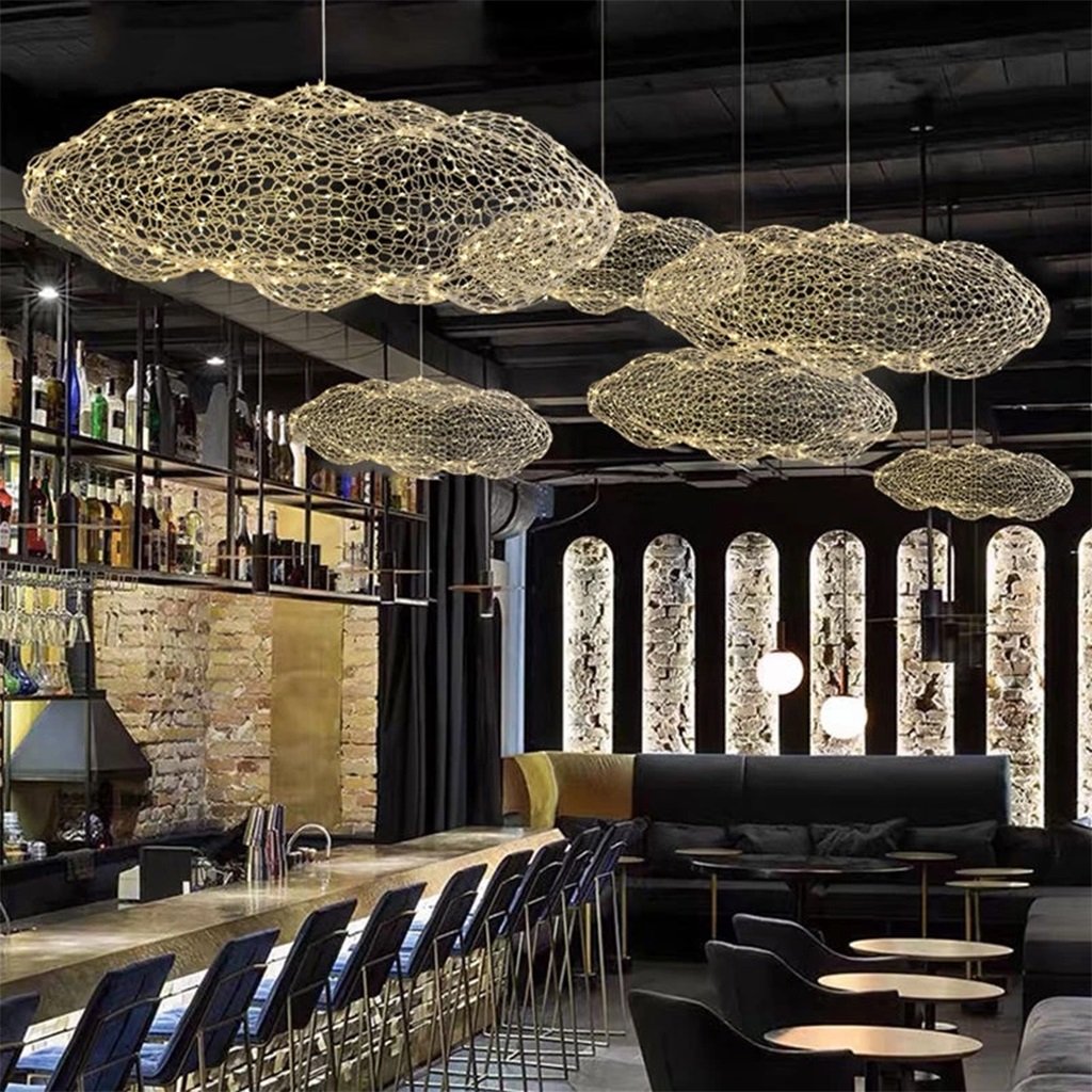 Đèn Thả Trần Trang Trí Hình Đám Mây Cloud