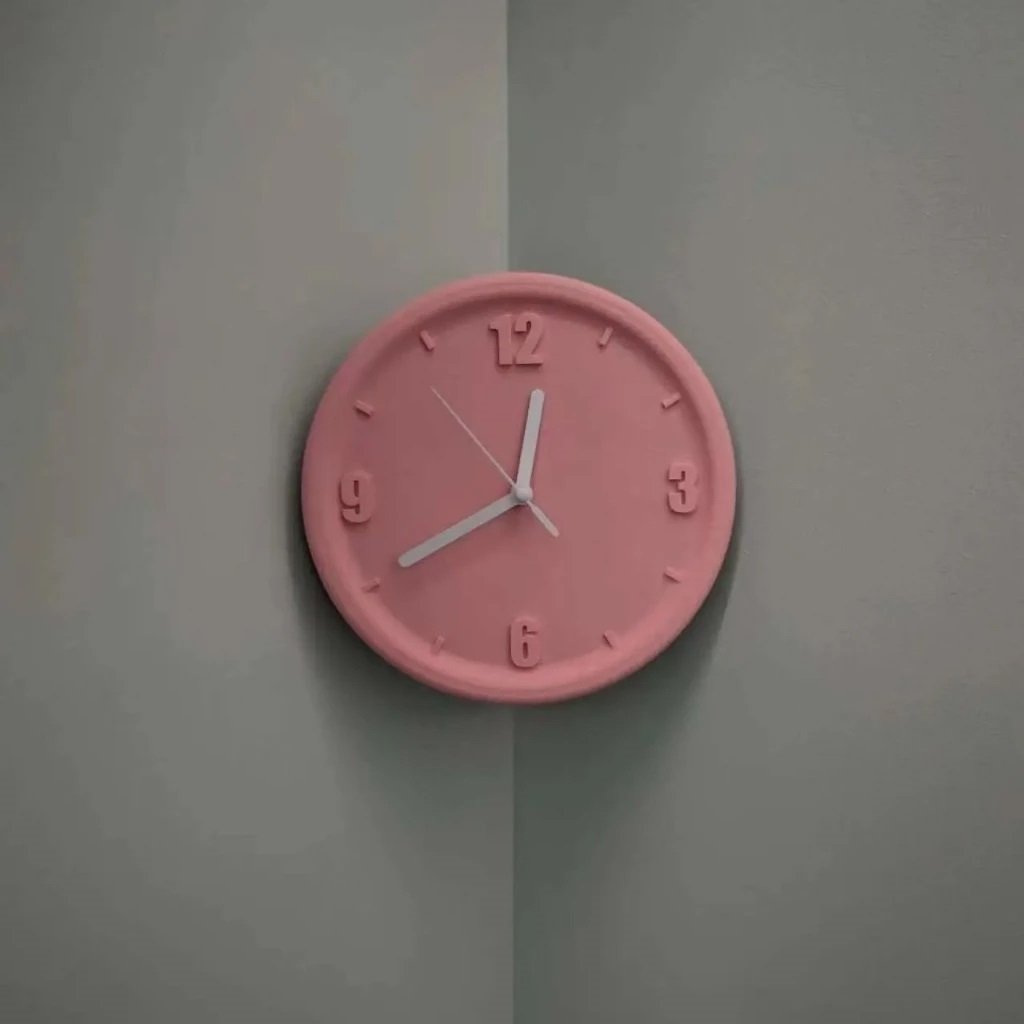 Đồng Hồ Treo Góc Tường Decor Hiện Đại