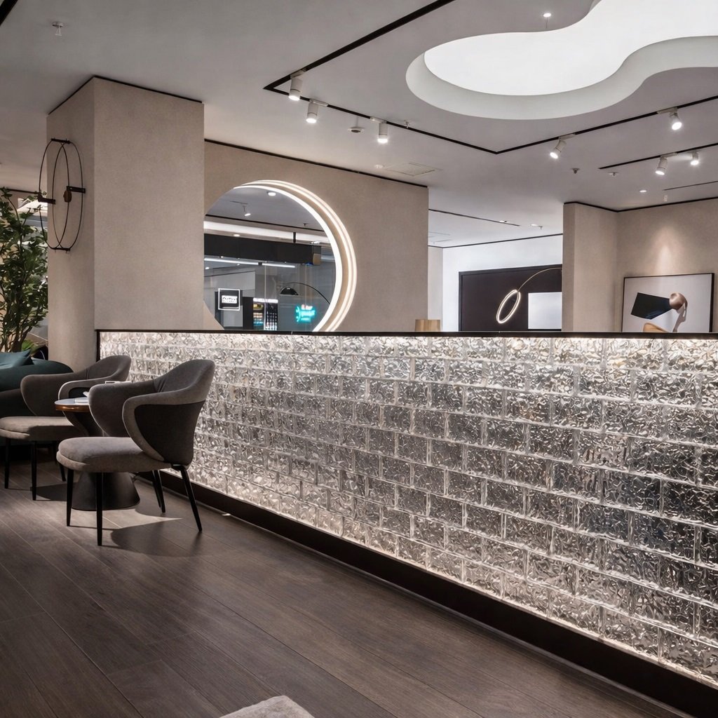 Gạch Kính Pha Lê Cao Cấp Crystal Block