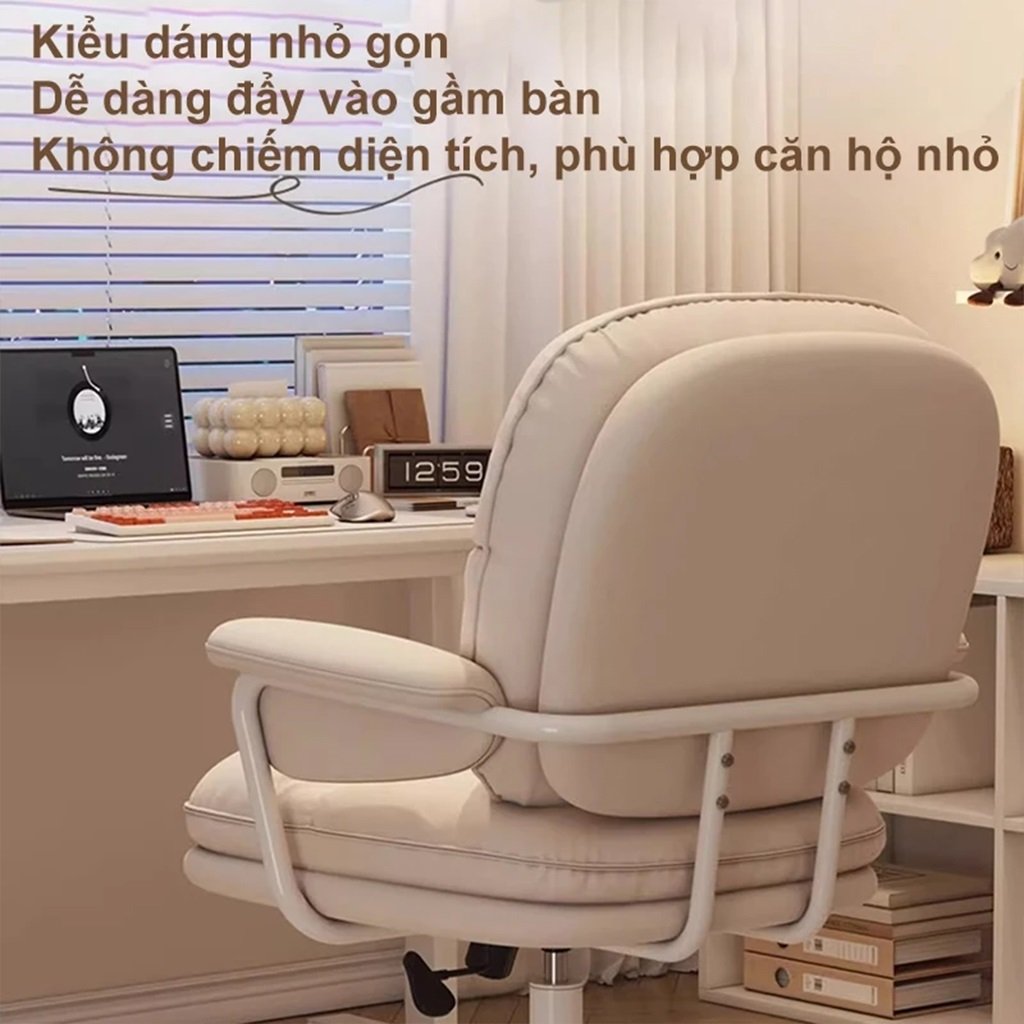 Ghế Bàn Học Bàn Làm Việc Tại Nhà Nệm Da
