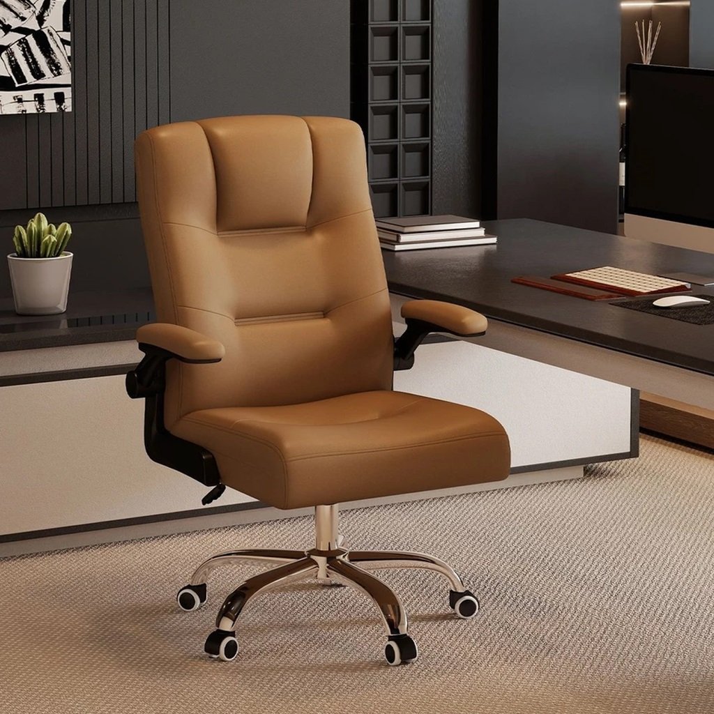 Ghế Bàn Làm Việc Giám Đốc Nệm Da