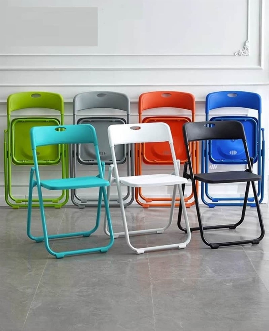 Ghế cafe gấp gọn bằng nhựa