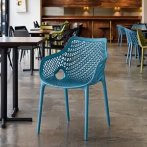 Ghế Cafe Ngoài Trời Nhựa Đúc Phong Cách Bắc Âu