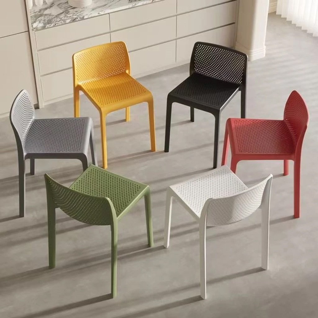 Ghế Cafe Nhựa Đúc Xếp Chồng