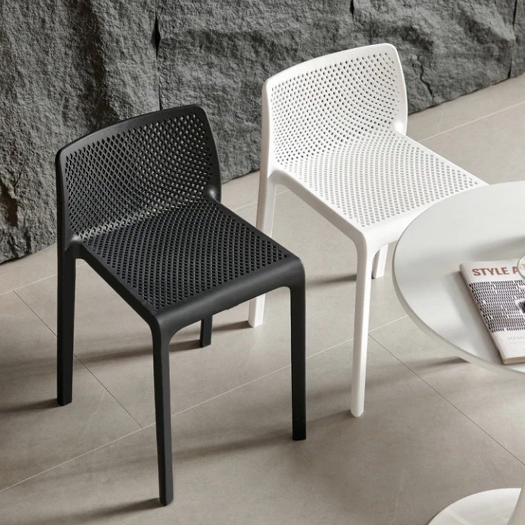 Ghế Cafe Nhựa Đúc Xếp Chồng