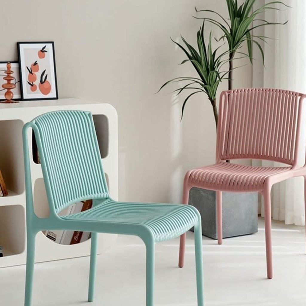 Ghế Cafe Nhựa Đúc Xếp Chồng