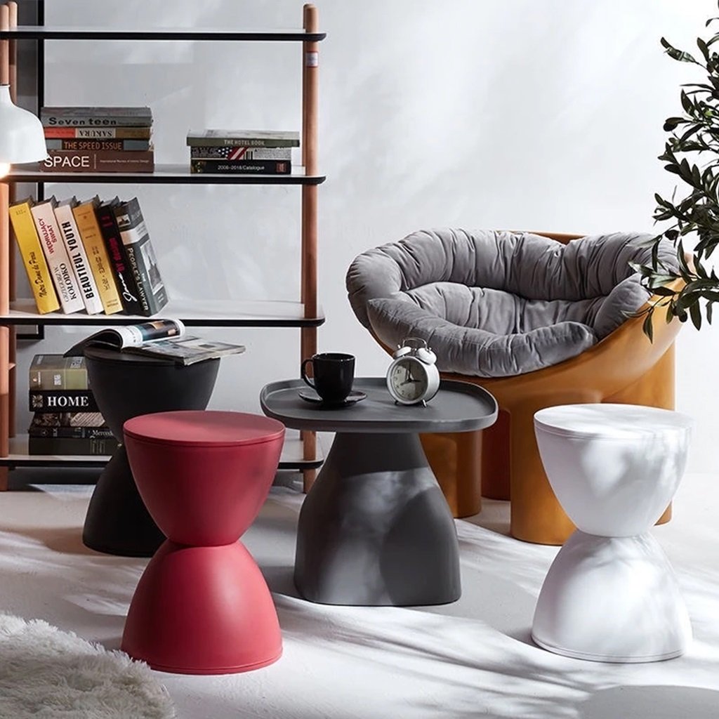 Ghế Đôn Nhựa Phong Cách Bắc Âu Cap Stool