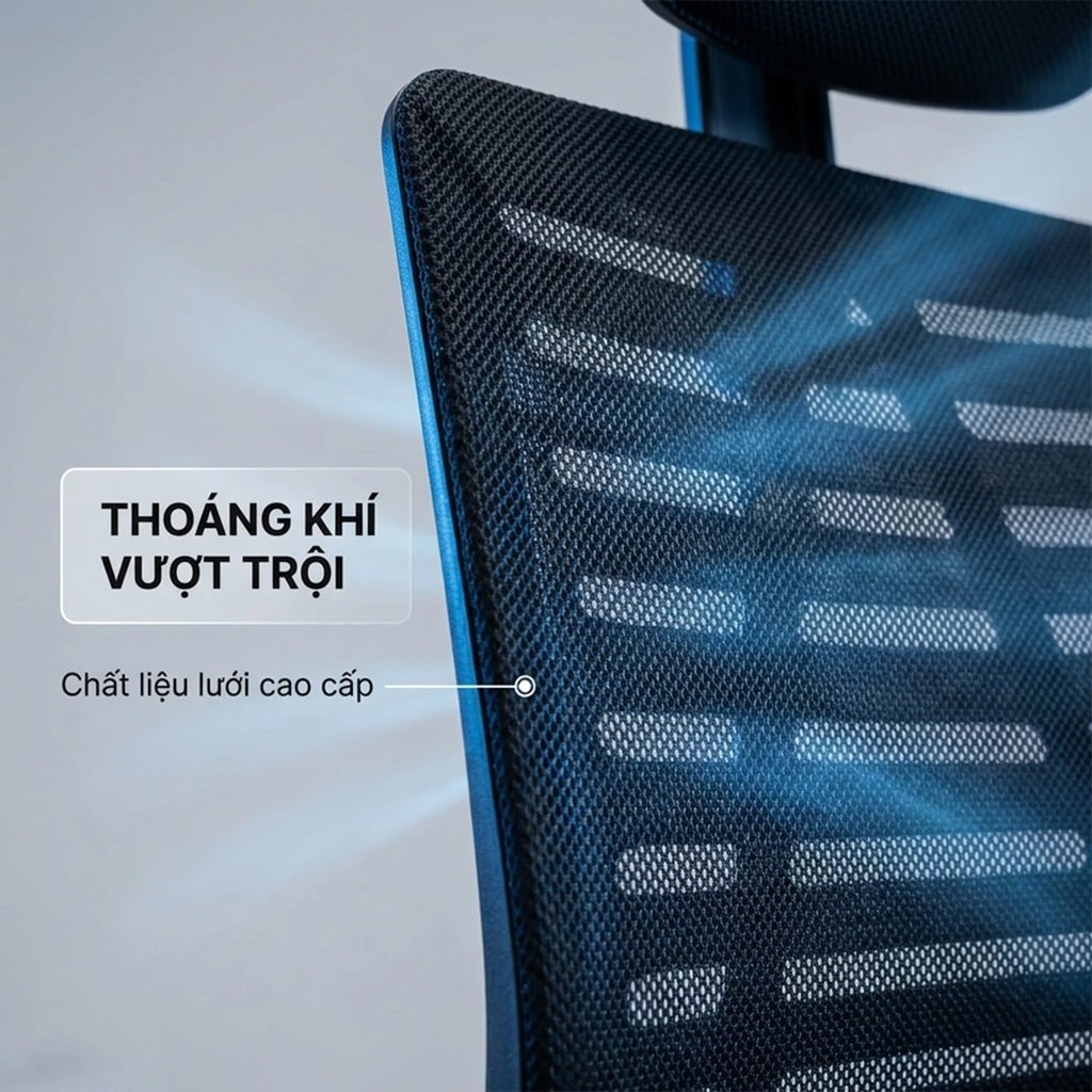 Ghế Lưới Xoay Văn Phòng Hiện Đại