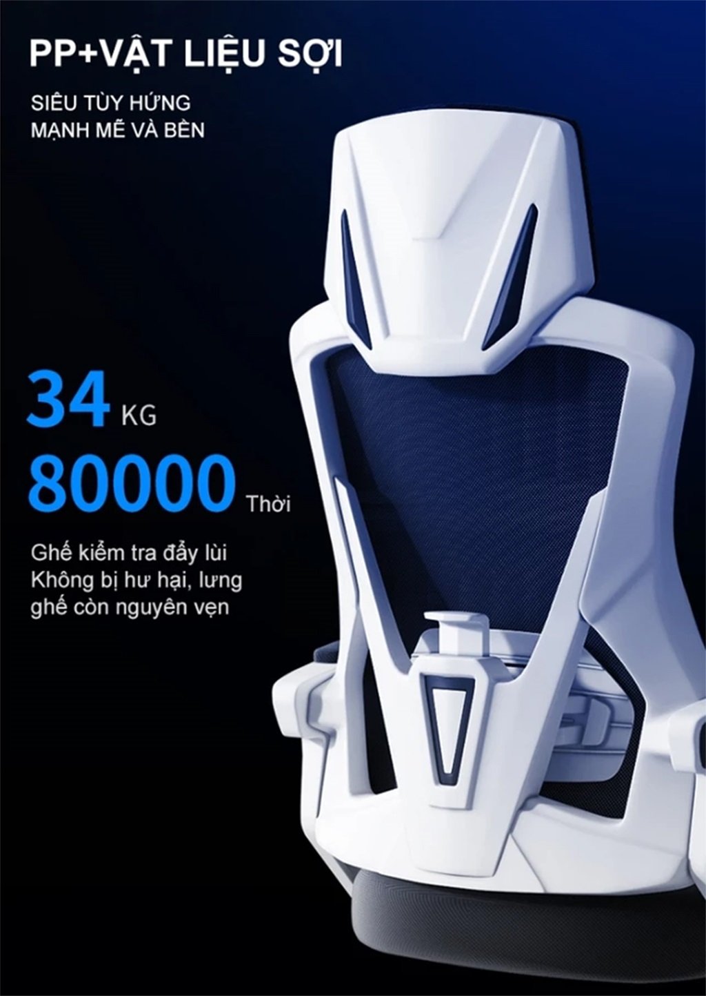 Ghế Xoay Văn Phòng Công Thái Học Brthory