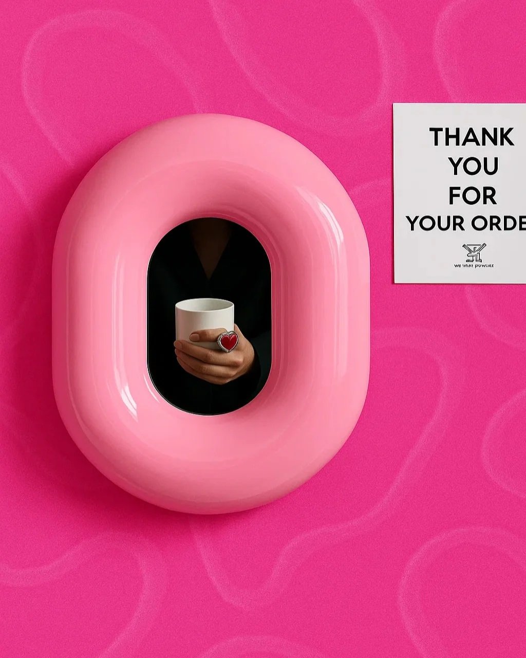 Gương Trang Trí Donut Makeup Mirror