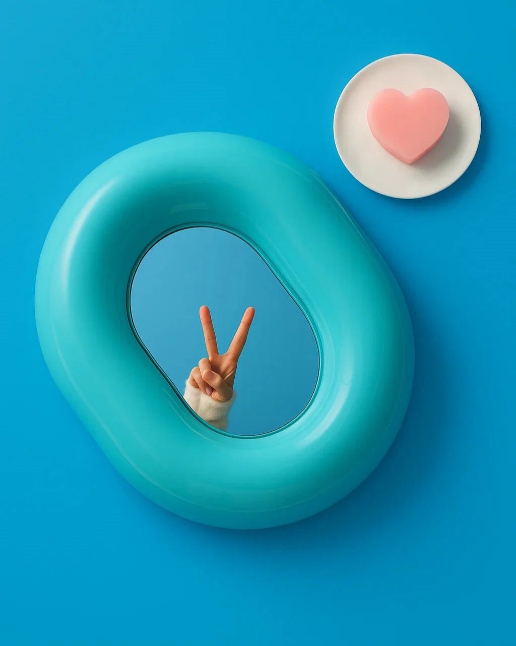 Gương Trang Trí Donut Makeup Mirror