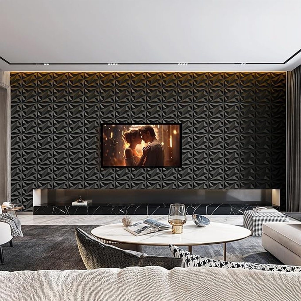 Tấm Ốp Trang Trí Tường Nội Thất 3D PVC