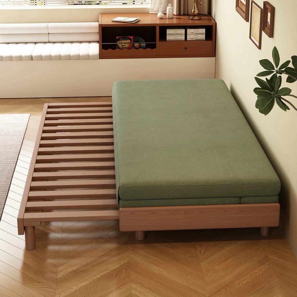 Sofa Giường Rút Gọn Gỗ Thông