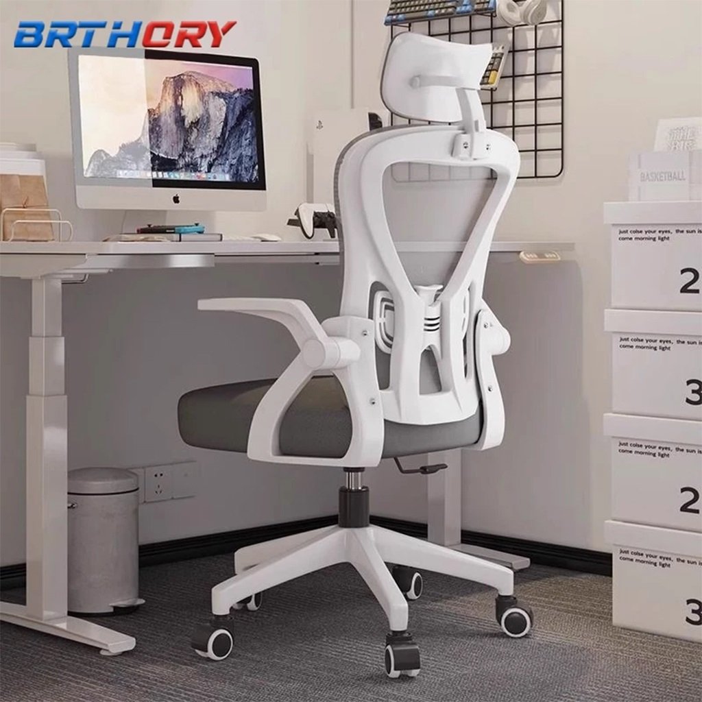 Ghế Công Thái Học BRTHORY Lưng Cao Tay Gập 90 Độ