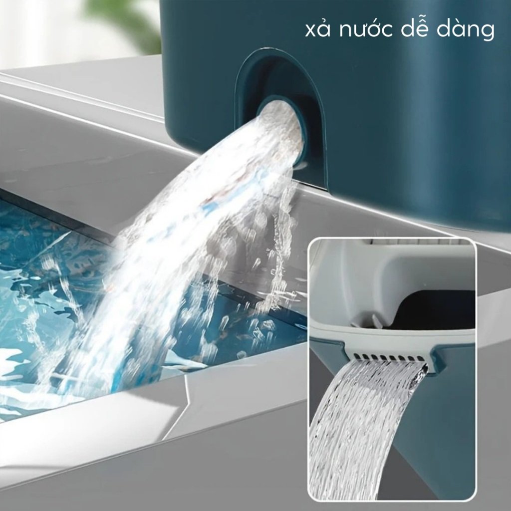 Cây lau nhà từ vắt thông minh 2 ngăn