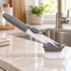 Bàn Chải Cọ Rửa Nhà Bếp Đa Năng Có Bình Chứa Nước Rửa Chén