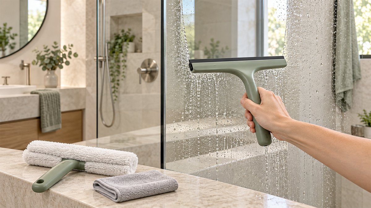 Cây lau kính và gạt nước – phù hợp gương, cửa kính, vách tắm