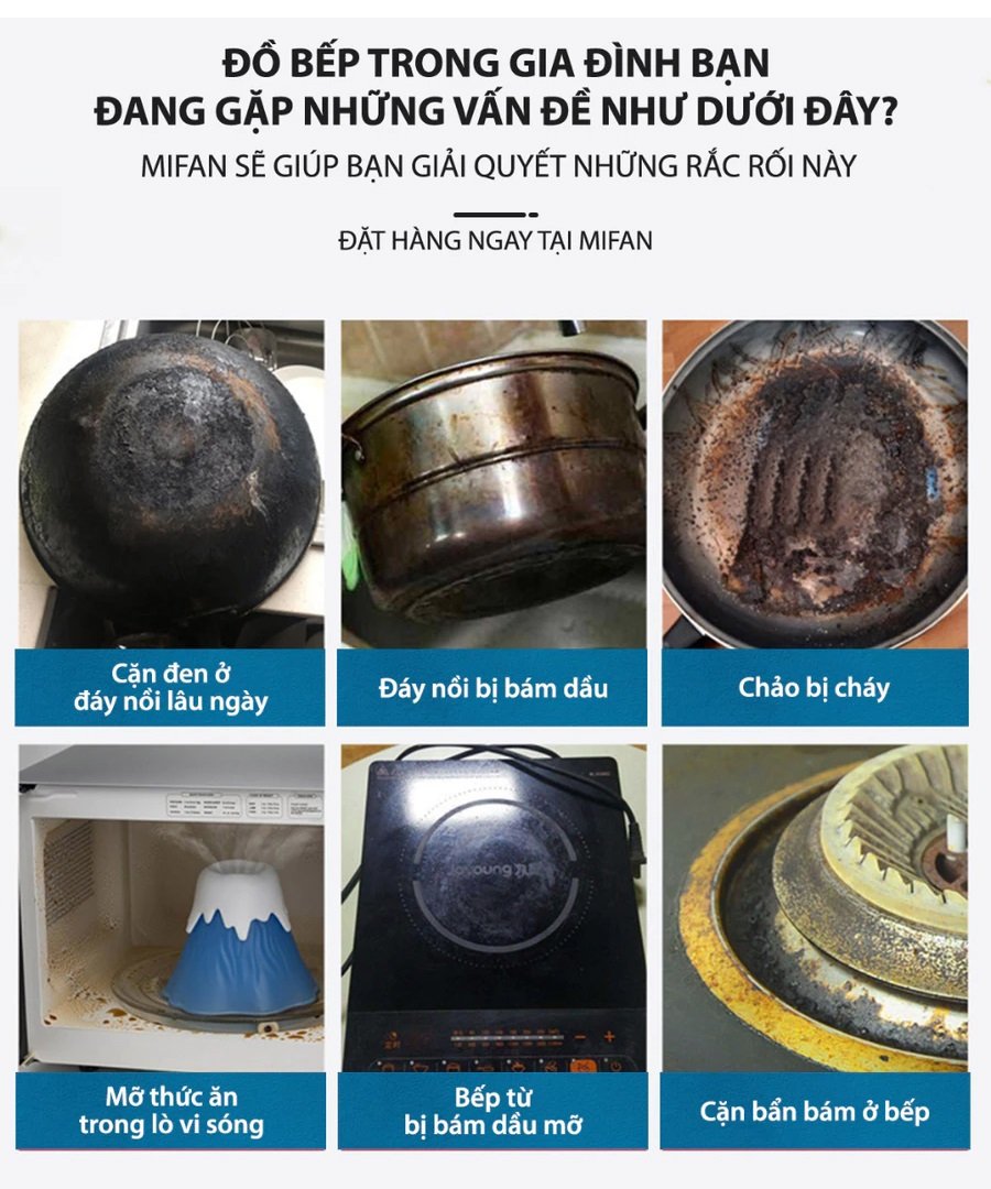 Dung Dịch Tẩy Cặn Cháy Đáy Nồi Chảo LKB 260ml