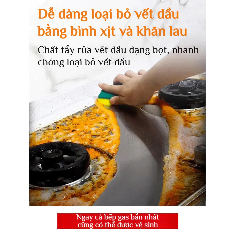Dung Dịch Xịt Tẩy Dầu Mỡ Nhà Bếp – Vệ Sinh Bếp Gas Và Máy Hút Mùi