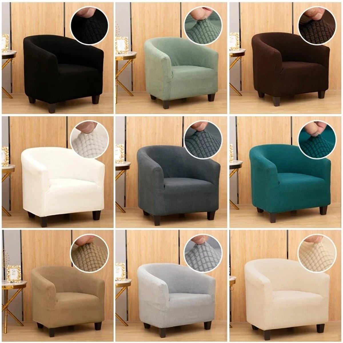 Ghế Sofa Đơn Nệm Vải Sang Trọng Cho Quán Cafe FN0110