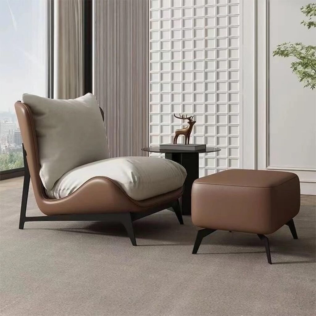 Ghế Sofa Đơn Thư Giãn Nệm Dày Phong Cách Hiện Đại FN0110