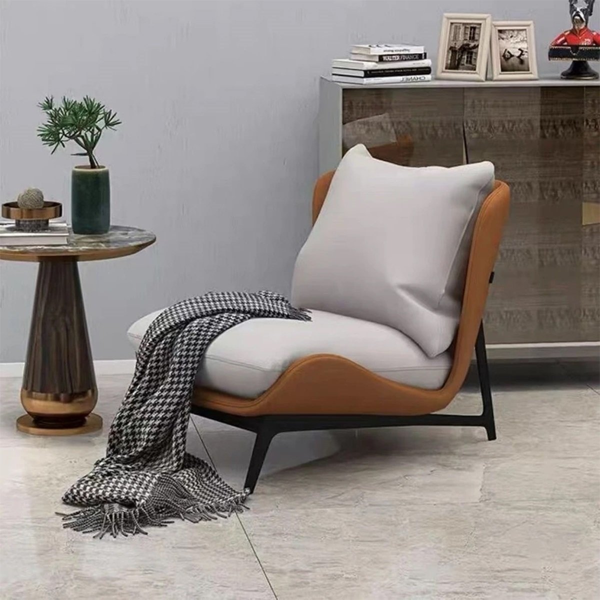 Ghế Sofa Đơn Thư Giãn Nệm Dày Phong Cách Hiện Đại FN0110